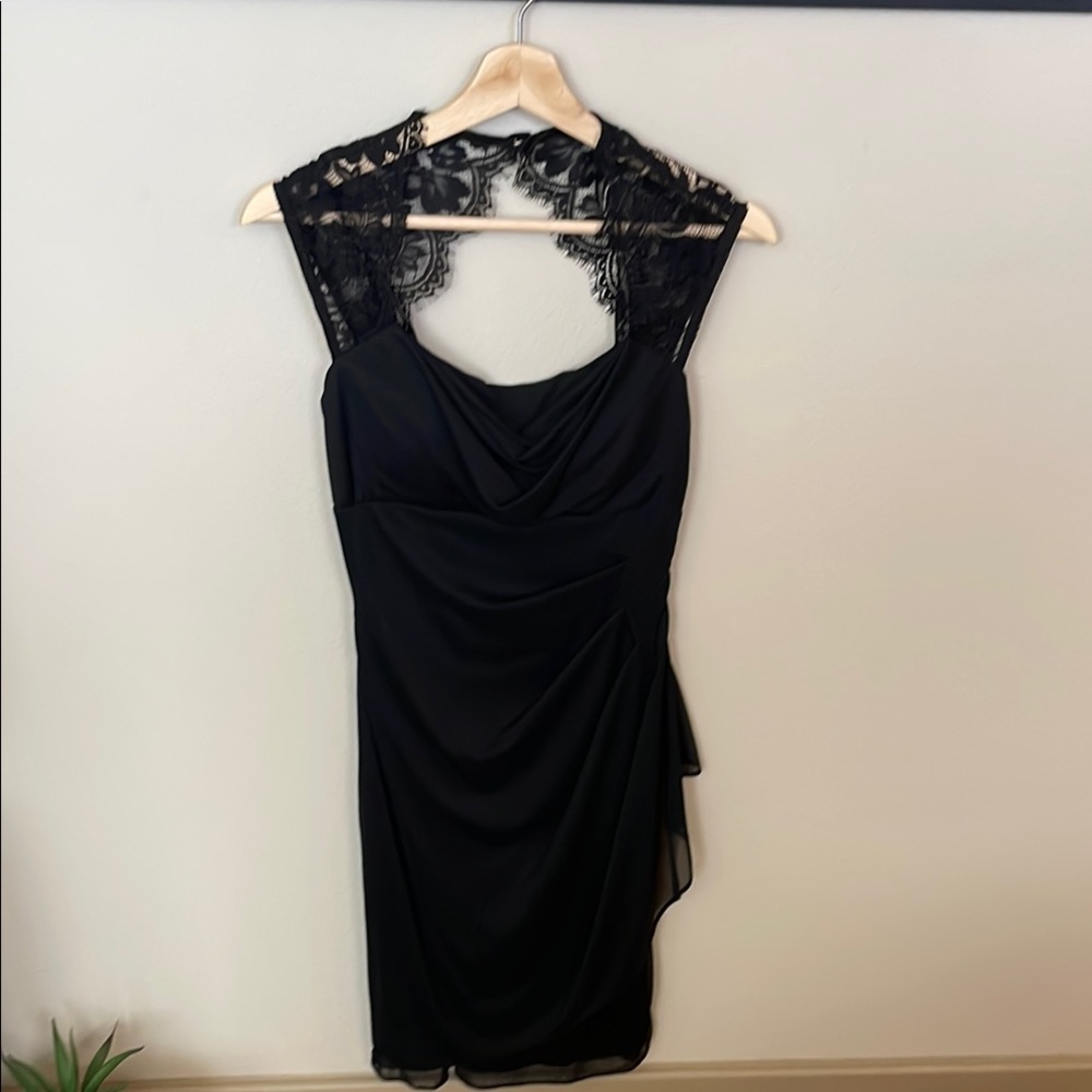 Elegant Black Lace Dress